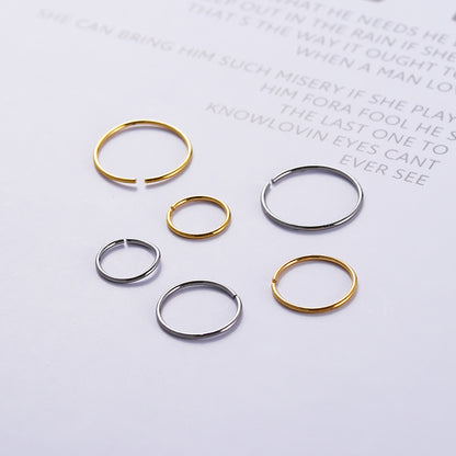 G23/F136 Titanium 20G Hoop Piercing Jewelry | Lip, Nose, and Cartilage Rings | Fashionable & Hypoallergenic