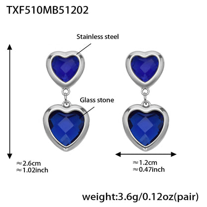 Modern Glass Shine Jewelry | Stainless Steel Necklaces, Bracelets & Earrings