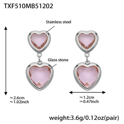 Modern Glass Shine Jewelry | Stainless Steel Necklaces, Bracelets & Earrings