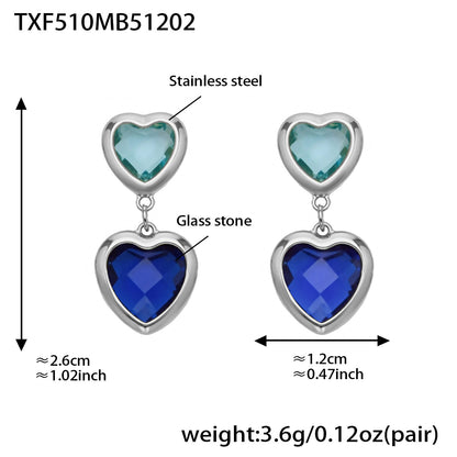 Modern Glass Shine Jewelry | Stainless Steel Necklaces, Bracelets & Earrings