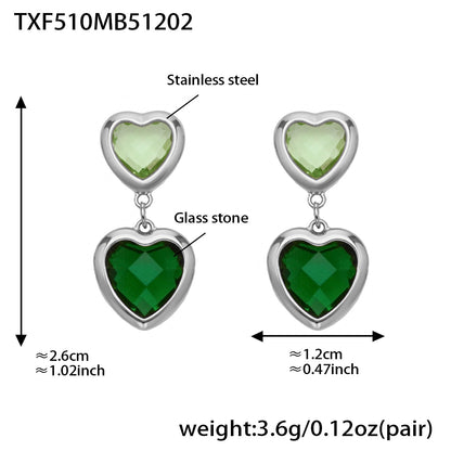 Modern Glass Shine Jewelry | Stainless Steel Necklaces, Bracelets & Earrings