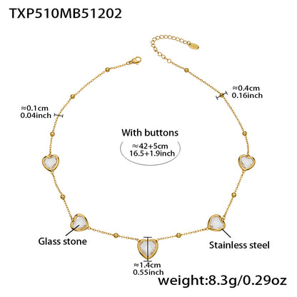 Modern Glass Shine Jewelry | Stainless Steel Necklaces, Bracelets & Earrings