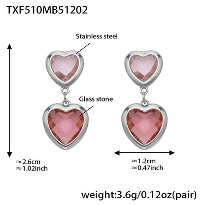 Modern Glass Shine Jewelry | Stainless Steel Necklaces, Bracelets & Earrings