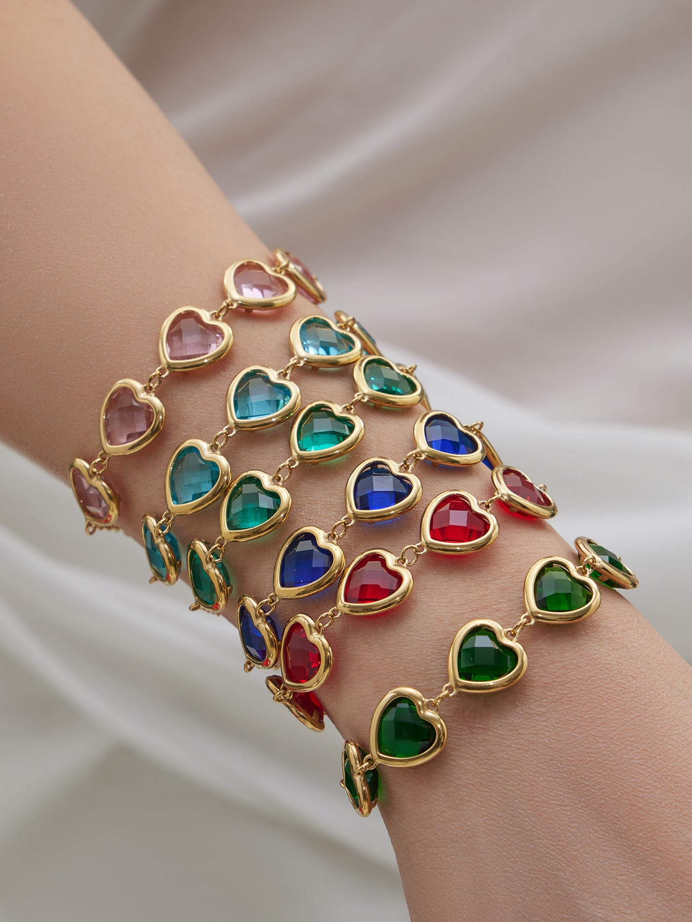 Modern Glass Shine Jewelry | Stainless Steel Necklaces, Bracelets & Earrings