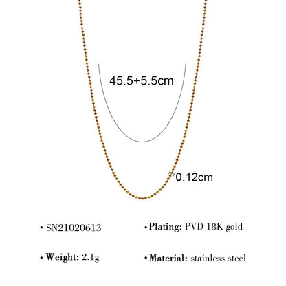 18K Gold Plated Titanium Steel Crystal Pendant Necklace | Sunflower & Round Pendant, Trendy Fashion Jewelry
