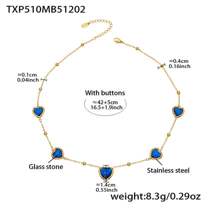 Modern Glass Shine Jewelry | Stainless Steel Necklaces, Bracelets & Earrings