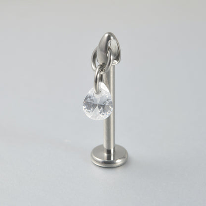 Star/Heart/Waterdrop Pendant Ear Rook Threadless Piercing
