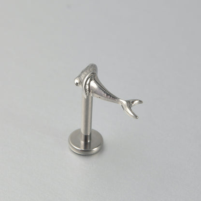 Star/Heart/Waterdrop Pendant Ear Rook Threadless Piercing
