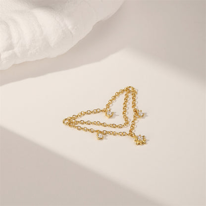 ASTM F136 multi-layers Waterdrop Tassel Pendant Cartilage Chain Piercing Earrings Accessories