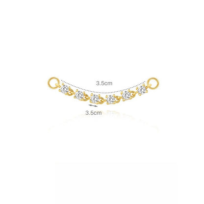 ASTM F136 multi-layers Waterdrop Tassel Pendant Cartilage Chain Piercing Earrings Accessories